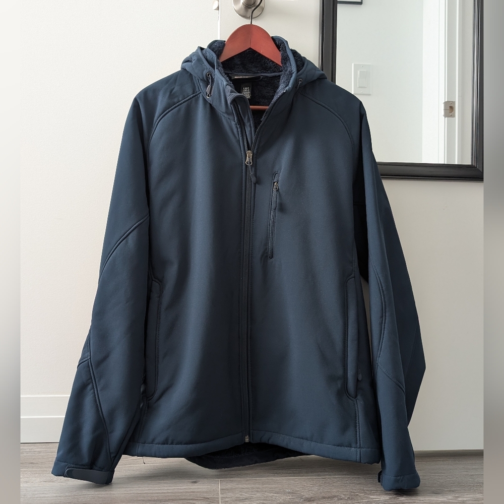 Men's Blue Softshell Jacket